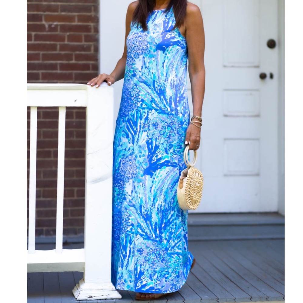 Lilly Pulitzer Maxi Halter Dress